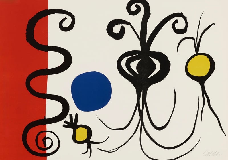 Alexander Calder – Trois Oignons, 1965 – Lithografie Alexander Calder – Trois Oignons, 1965 – Lithografie