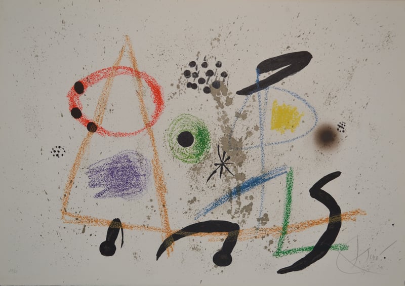Joan Miró – Maravillas - M1055 – Lithographie Joan Miró – Maravillas - M1055 – Lithographie