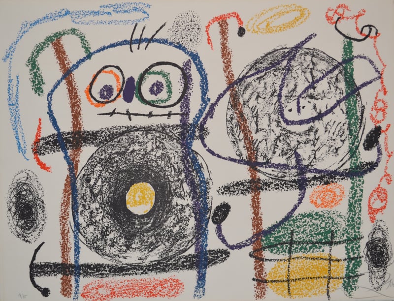 Joan Miró – Album 21, plate 15 - M1140 – Lithographie Joan Miró – Album 21, plate 15 - M1140 – Lithographie