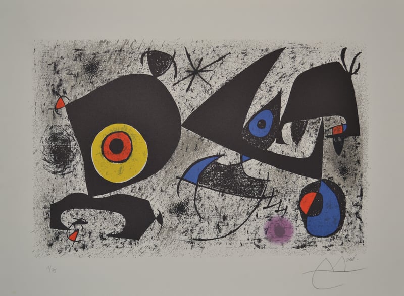 Joan Miró – Hommage A Miro - M868, 1972 – Lithographie