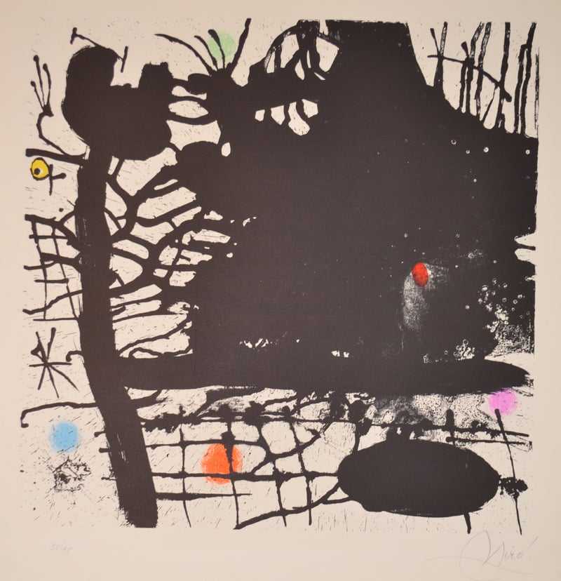 Joan Miró – La Nuit Tentaculaire - M639, 1969 – Lithographie Joan Miró – La Nuit Tentaculaire - M639, 1969 – Lithographie