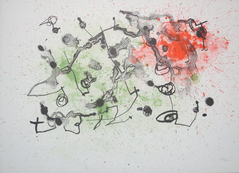 Joan Miró – Series II - Rouge et Vert - M288, 1961 – Lithographie