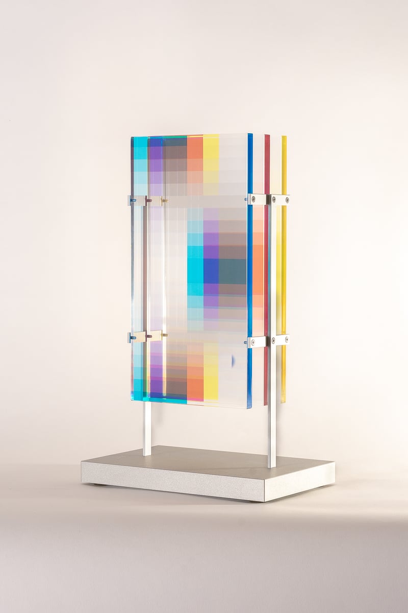 Felipe Pantone – Substractive Variability Manipulable IV, 2021 – Mixed média