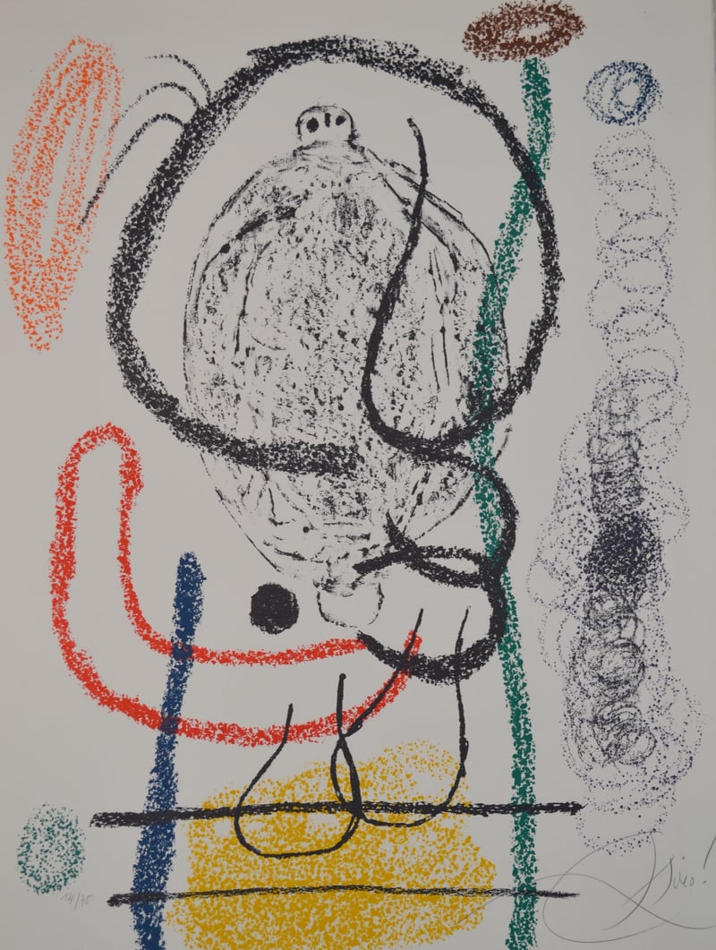 Joan Miró – Untitled, from Album 21 portfolio - M1130, 1978 – Litografía