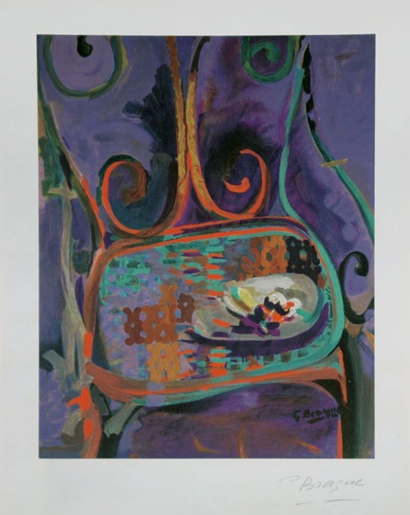 Georges Braque – La Chaise M #1046, 1962 – Lithografie