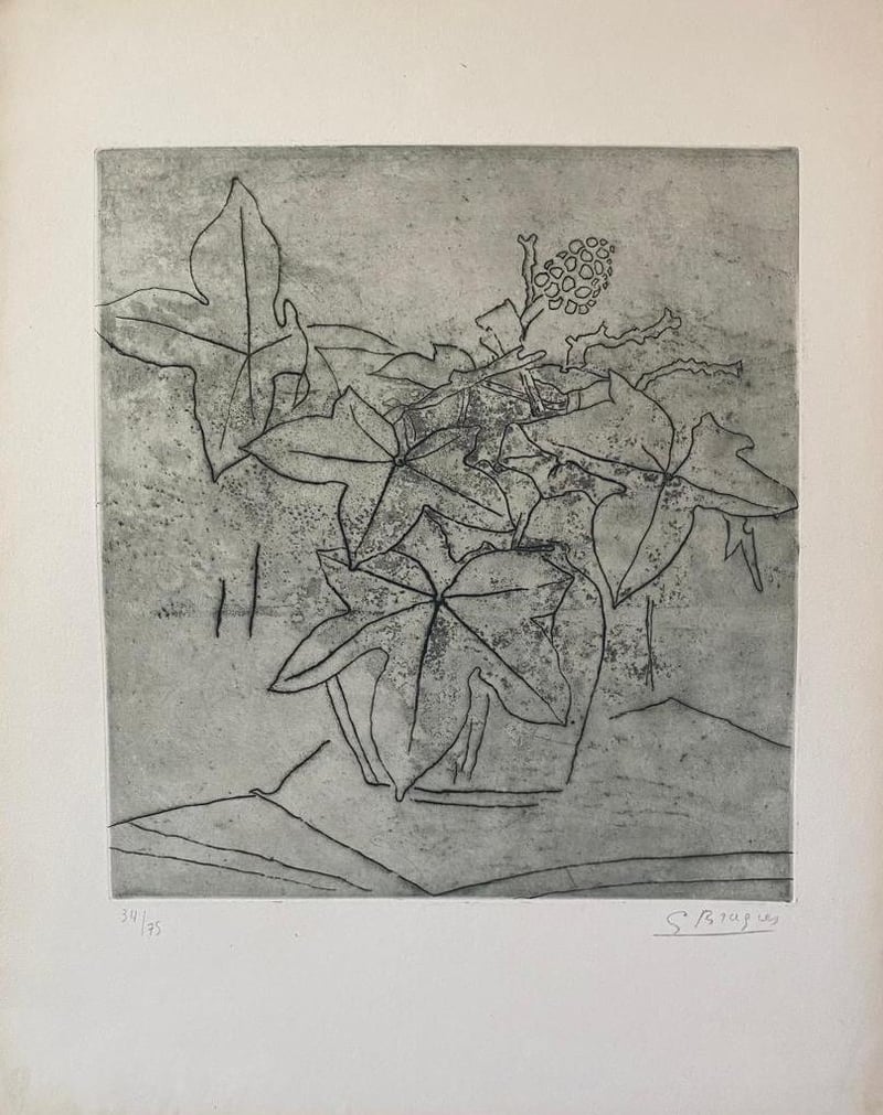 Georges Braque – Le Lierre #99, 1955 – Ets