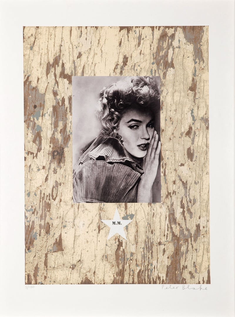 Peter Blake – Marilyn Monroe (Stars), 2010 – Mixed Media