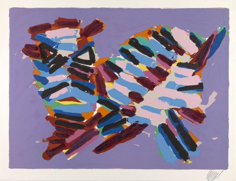 Karel Appel – Innocent Cat, 1979 – Lithograph