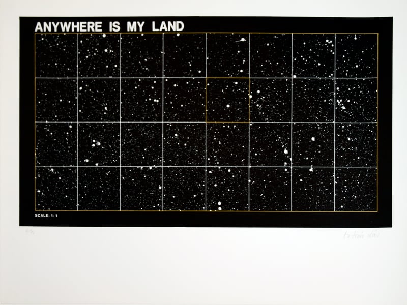 Antonio Dias – Anywhere is My Land, 1975 – Zeefdruk