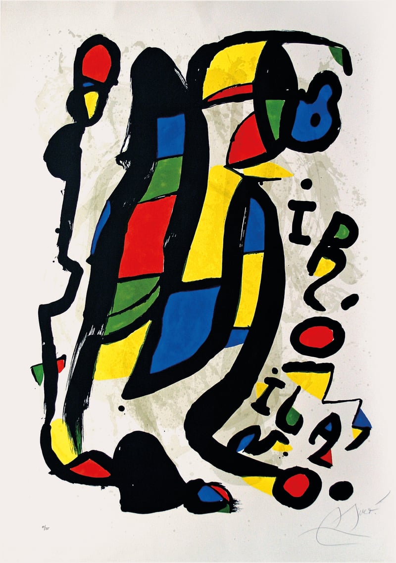 Joan Miró – Mirò Milano, 1981 – Lithographie Joan Miró – Mirò Milano, 1981 – Lithographie