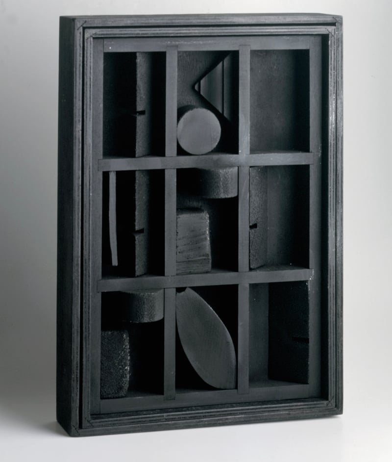 Louise Nevelson – Winter chord, 1974 – Hout