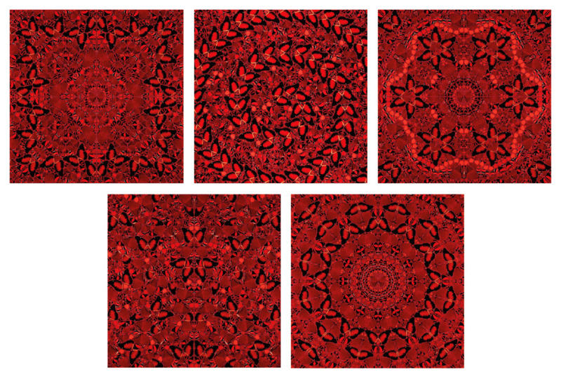 Damien Hirst – The Empresses (set of 5), 2022 – Impresiones giclée Damien Hirst – The Empresses (set of 5), 2022 – Impresiones giclée