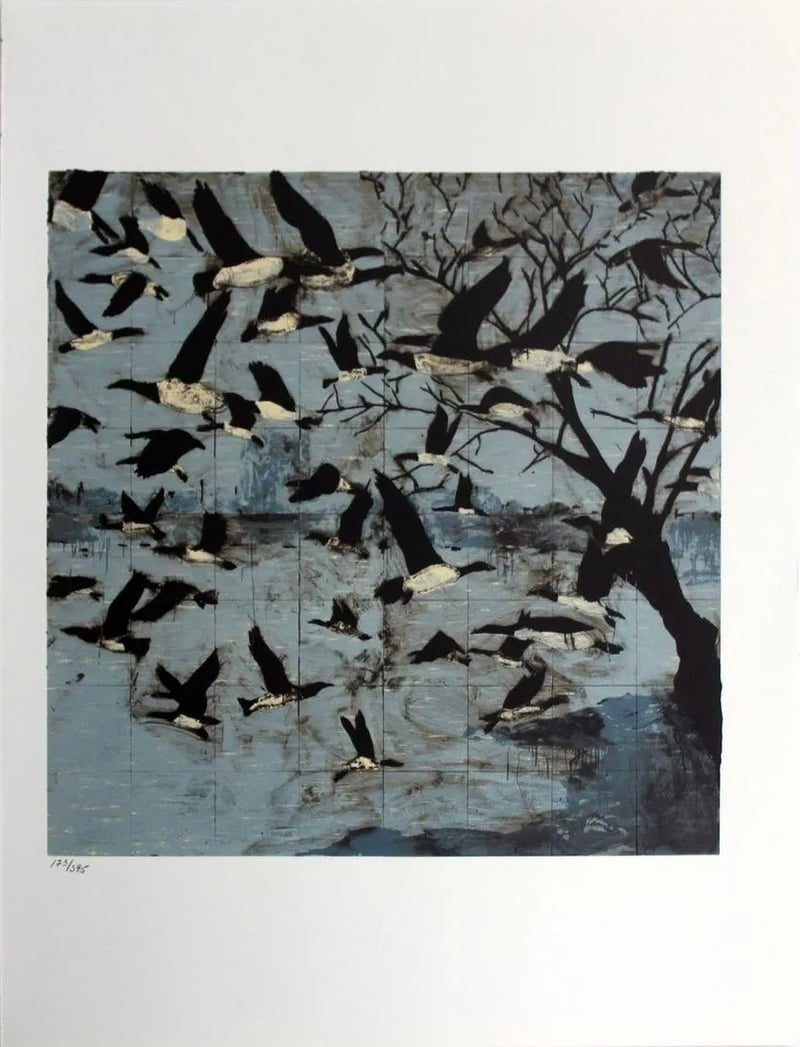 Donald Sultan – Untitled (from Visual Poetics), 1998 – Sérigraphie Donald Sultan – Untitled (from Visual Poetics), 1998 – Sérigraphie