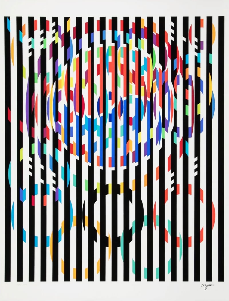 Yaacov Agam – Message of peace, 1988 – Sérigraphie/Silkscreen