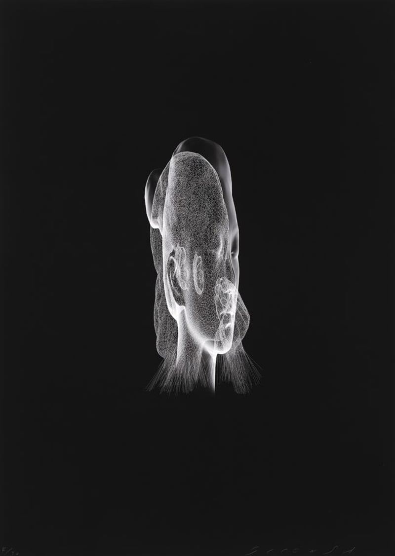 Jaume Plensa – Lumiere Invisible Rui Rui, 2018 – Digital Print op papier Jaume Plensa – Lumiere Invisible Rui Rui, 2018 – Digital Print op papier