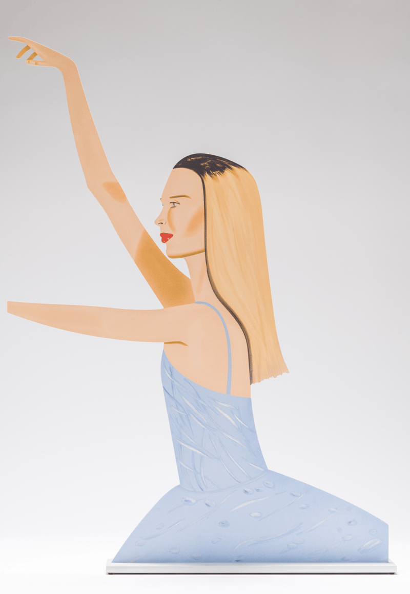 Alex Katz – Dancer 2 (Cutout), 2020 – Mixed Media Alex Katz – Dancer 2 (Cutout), 2020 – Mixed Media