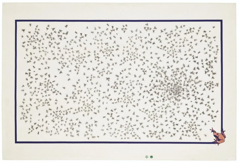 Ed Ruscha – Flies and Frog, 1969 – Lithograph