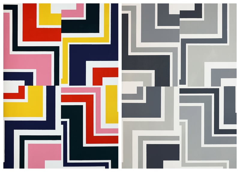 David Batchelor – CV (diptych), 2022 – Lithograph