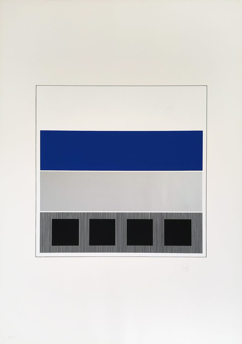 Rafael Jesus Soto – Caroni, 1971 – Siebdruck Rafael Jesus Soto – Caroni, 1971 – Siebdruck
