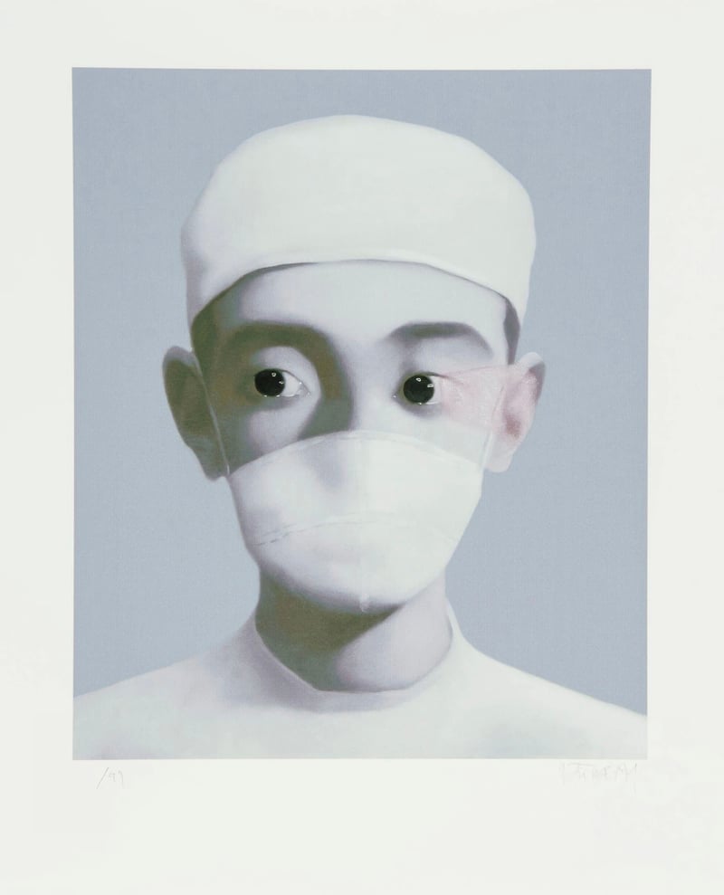 Zhang Xiaogang – Identity Portrait, 2003 – Lithograph