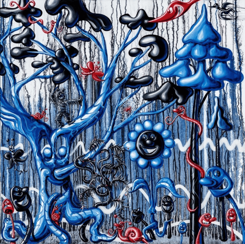 Kenny Scharf – Furungle 2, 2021 – Gemengde techniek.