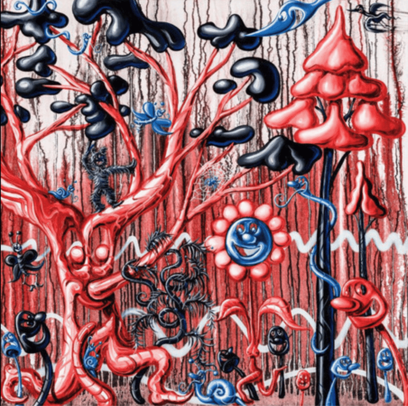 Kenny Scharf – Furungle 6, 2021 – Gemengde techniek.