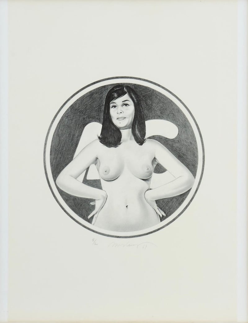 Mel Ramos – Kvinna, 1969 – Lithograph
