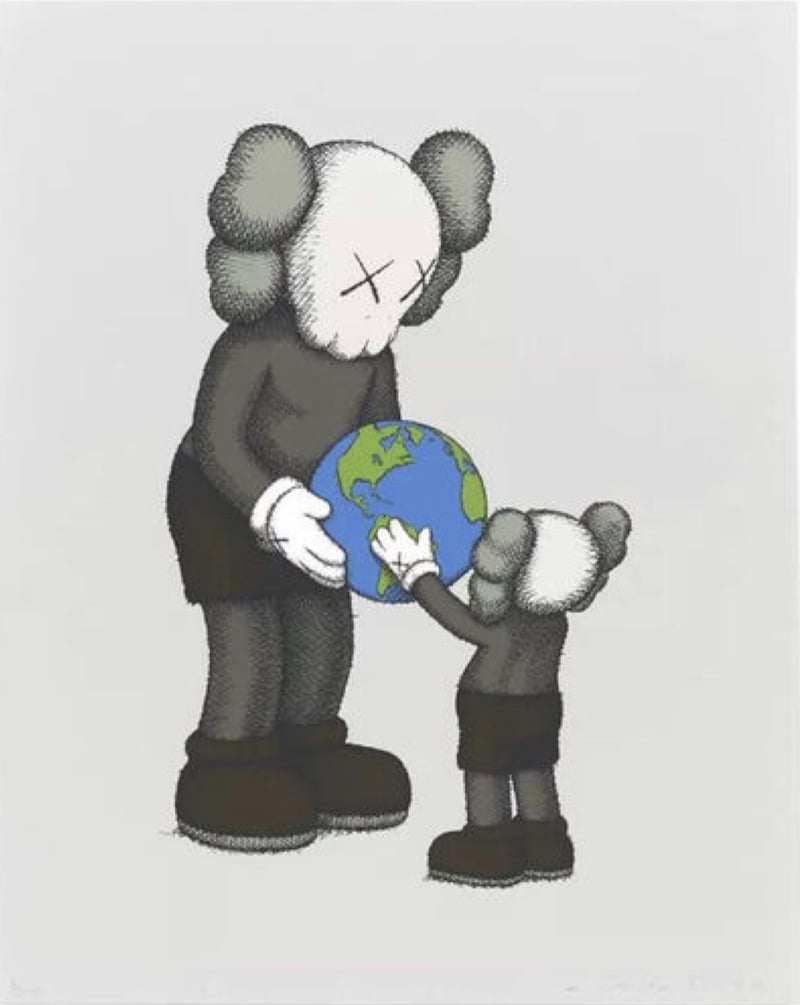KAWS | The Promise (2023, Silkscreen Print) | Composition Gallery