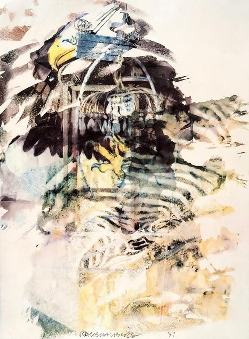 Robert Rauschenberg – Caucus, 1997 – Serigraph Robert Rauschenberg – Caucus, 1997 – Serigraph