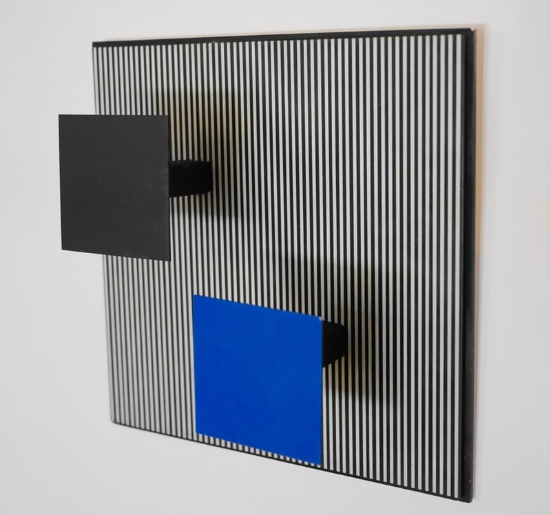 Rafael Jesus Soto – Dos Cuadraditos, 1972 – Objeto