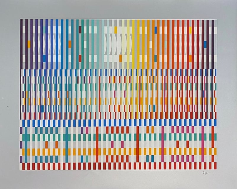 Yaacov Agam – Untitled II, 1990 – Lithographie Yaacov Agam – Untitled II, 1990 – Lithographie