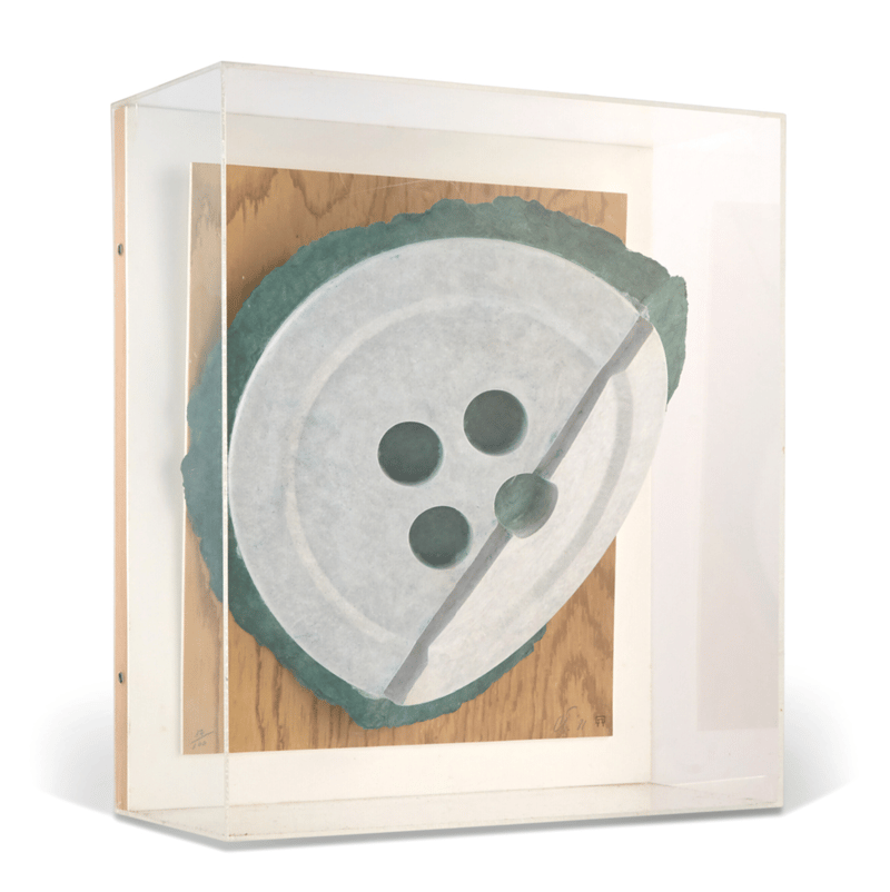 Claes Oldenburg – Broken Button (Split Button), 1981 – Mixed média Claes Oldenburg – Broken Button (Split Button), 1981 – Mixed média
