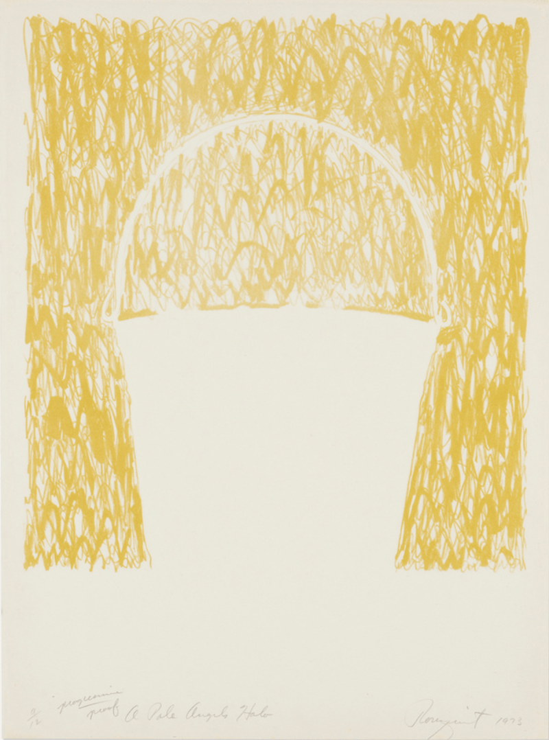 James Rosenquist – A Pale Angels Halo (Yellow), 1973 – Lithographie