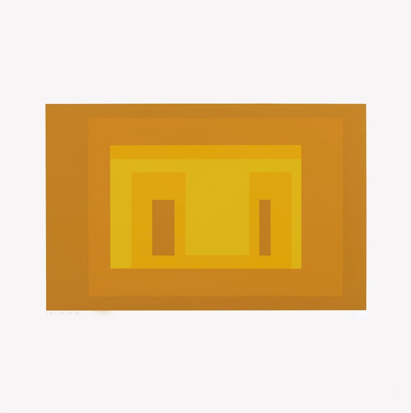 Josef Albers – Variants I, from Ten Variants, 1966 – Screen-print