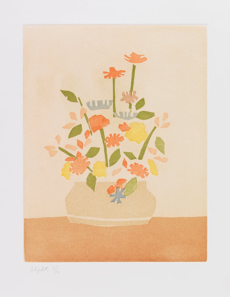 Alex Katz – Wildflowers in Vase, 2008 – Aquatinta Alex Katz – Wildflowers in Vase, 2008 – Aquatinta