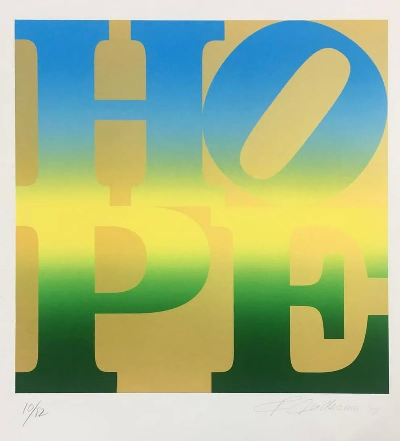 Robert Indiana – Summer (Four Seasons of Hope), 2012 – Screen-print
