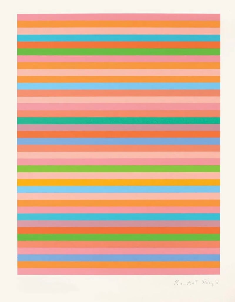 Bridget Riley – Rose Rose, 2011 – Siebdruck