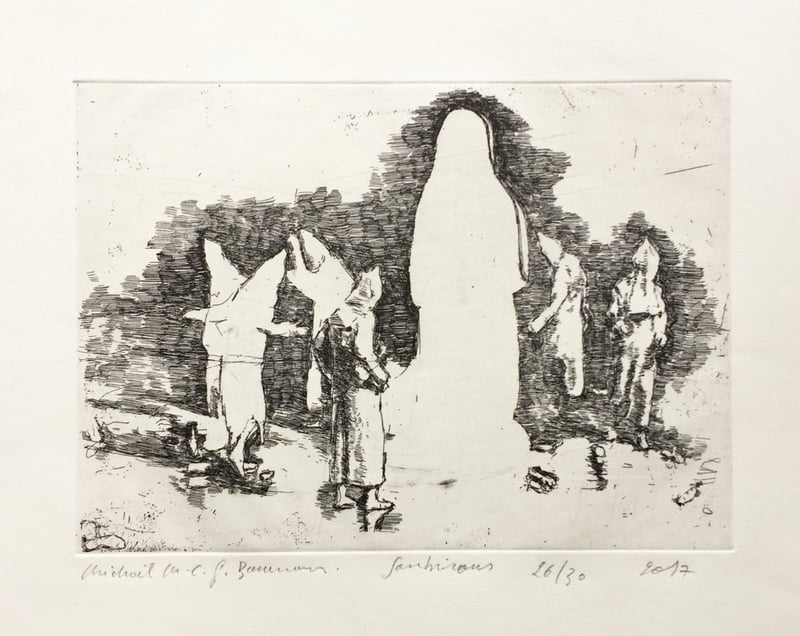 Michael Borremans – Soubirous, 2017 – Radierung