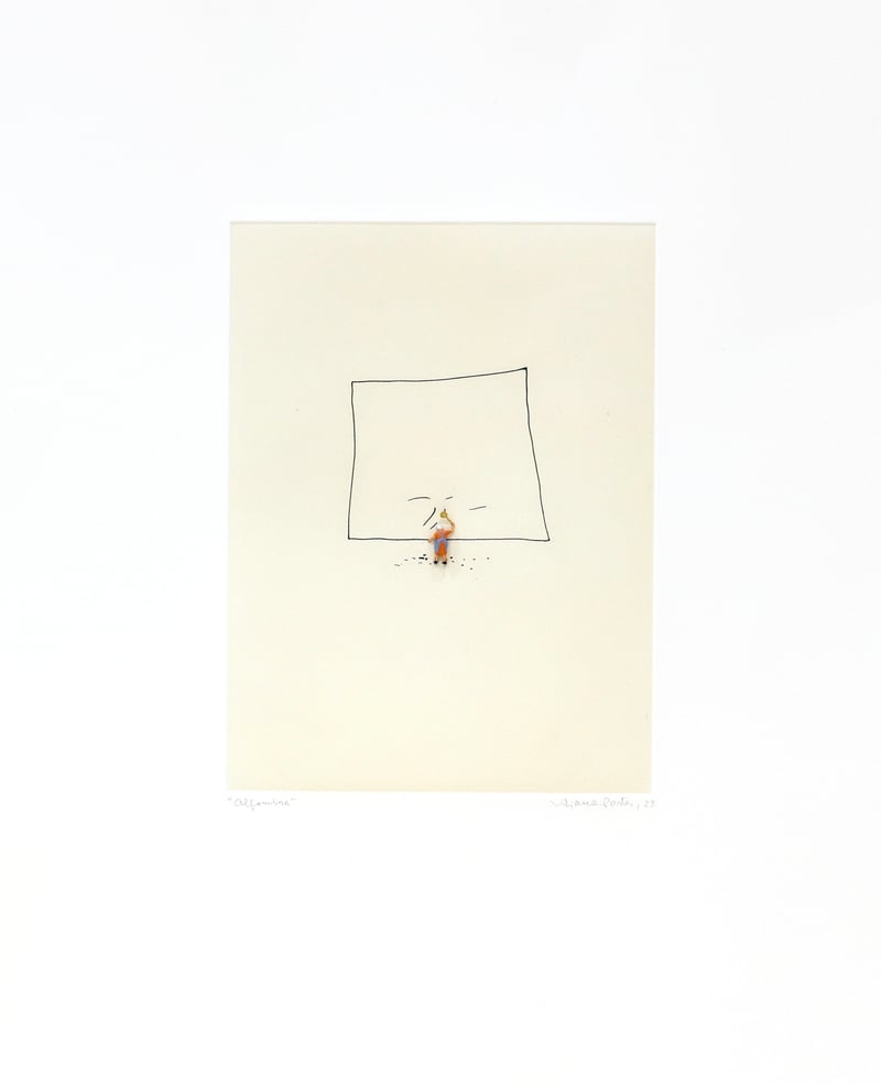 Liliana Porter – Alfombra, 2023 – Collage