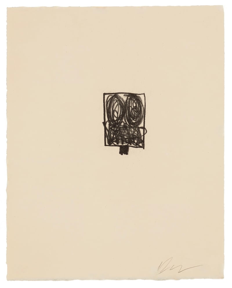 Rashid Johnson – Untitled (Small Anxious Man), 2021 – Aguafuerte