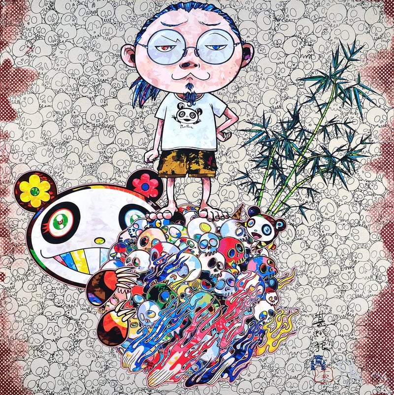 Takashi Murakami – Panda family and me, 2013 – Litografía Takashi Murakami – Panda family and me, 2013 – Litografía