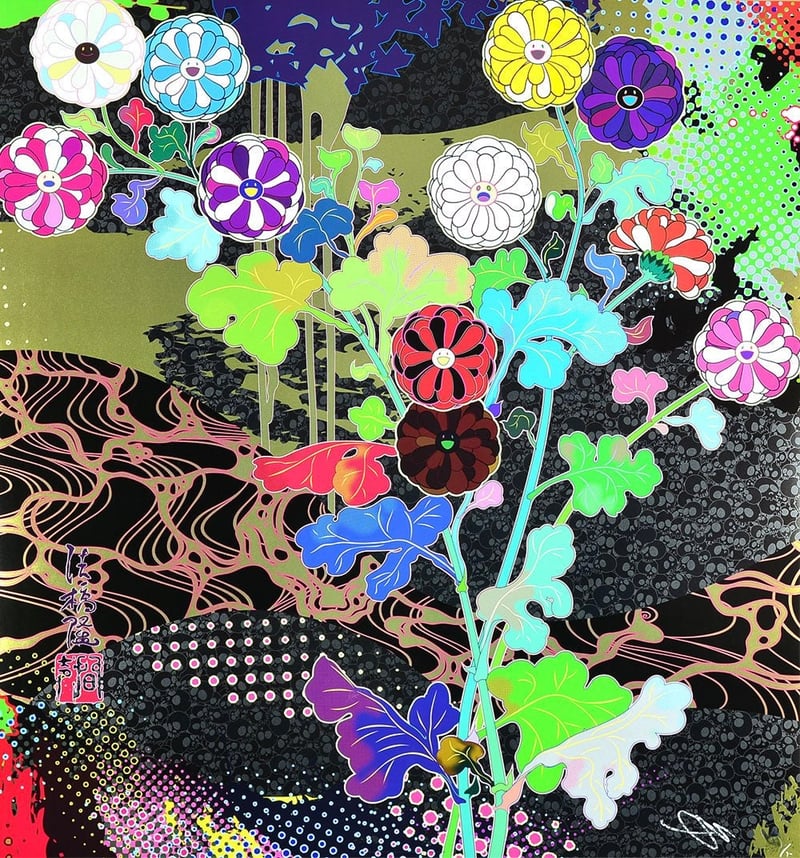 Takashi Murakami – Korin: Courtly elegance (Miyabi), 2020 – Lithographie