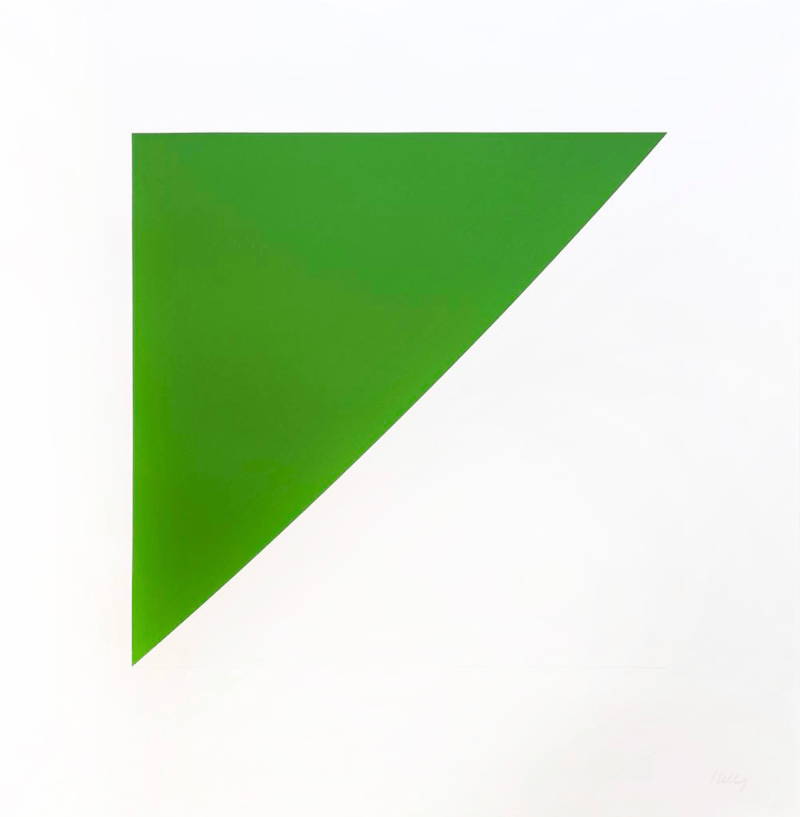Ellsworth Kelly – Green Curve with Radius of 20', 1974 – Lithographie Ellsworth Kelly – Green Curve with Radius of 20', 1974 – Lithographie