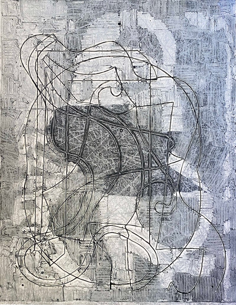 Frank Stella – Imola Three, I (from the Circuits Series), 1982 – Mixed Media Frank Stella – Imola Three, I (from the Circuits Series), 1982 – Mixed Media