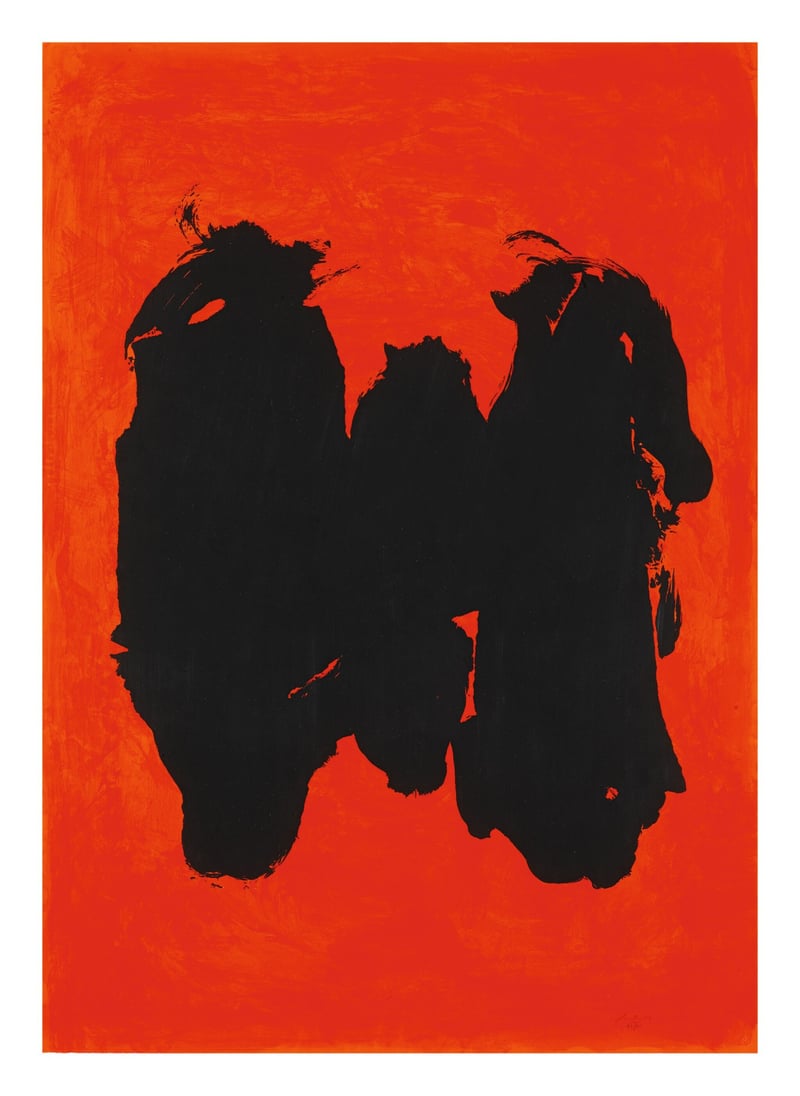 Robert Motherwell – Three Figures, 1989 – Lithograph Robert Motherwell – Three Figures, 1989 – Lithograph