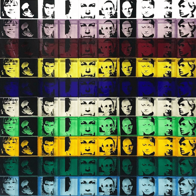 Andy Warhol – Portraits of the Artists II.17, 1967 – Técnica mixta