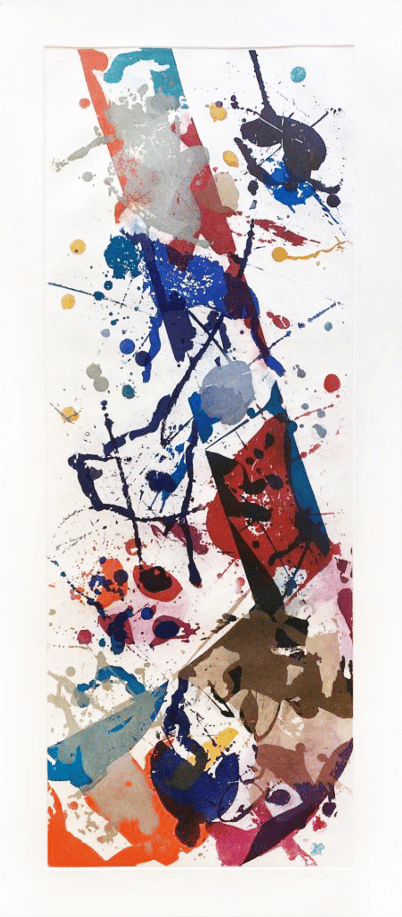 Sam Francis – Untitled (SFE-029), 1983 – Aguatinta