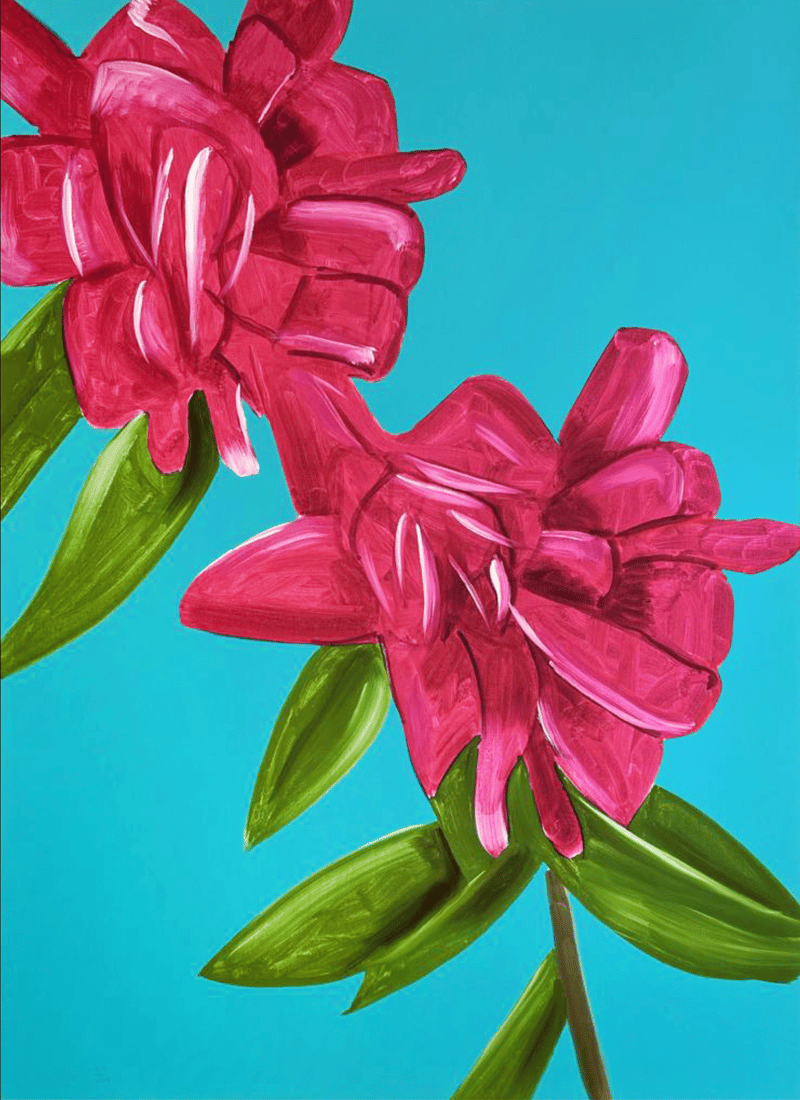 Alex Katz – Peonies from The Flowers Portfolio, 2021 – Archival Print Alex Katz – Peonies from The Flowers Portfolio, 2021 – Archival Print