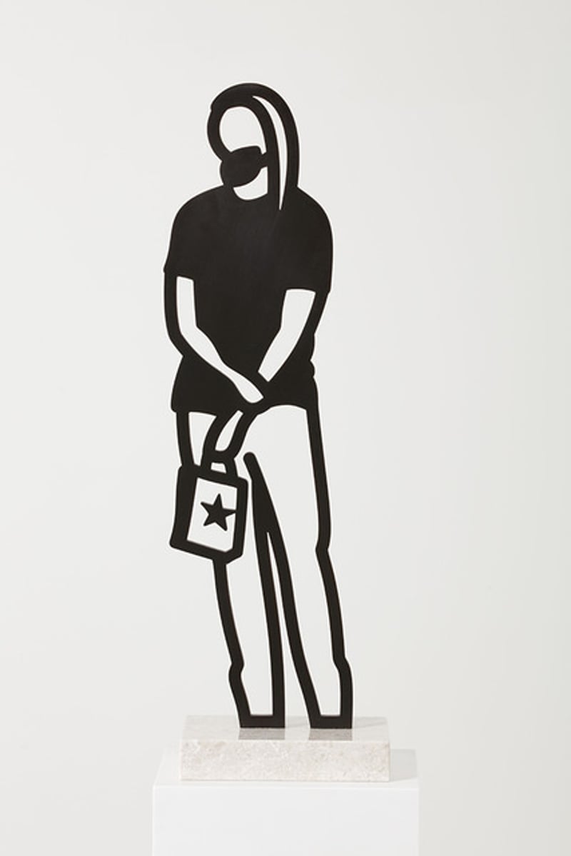 Julian Opie – Long Hair: Boston Statuettes, 2020 – Brons Julian Opie – Long Hair: Boston Statuettes, 2020 – Brons