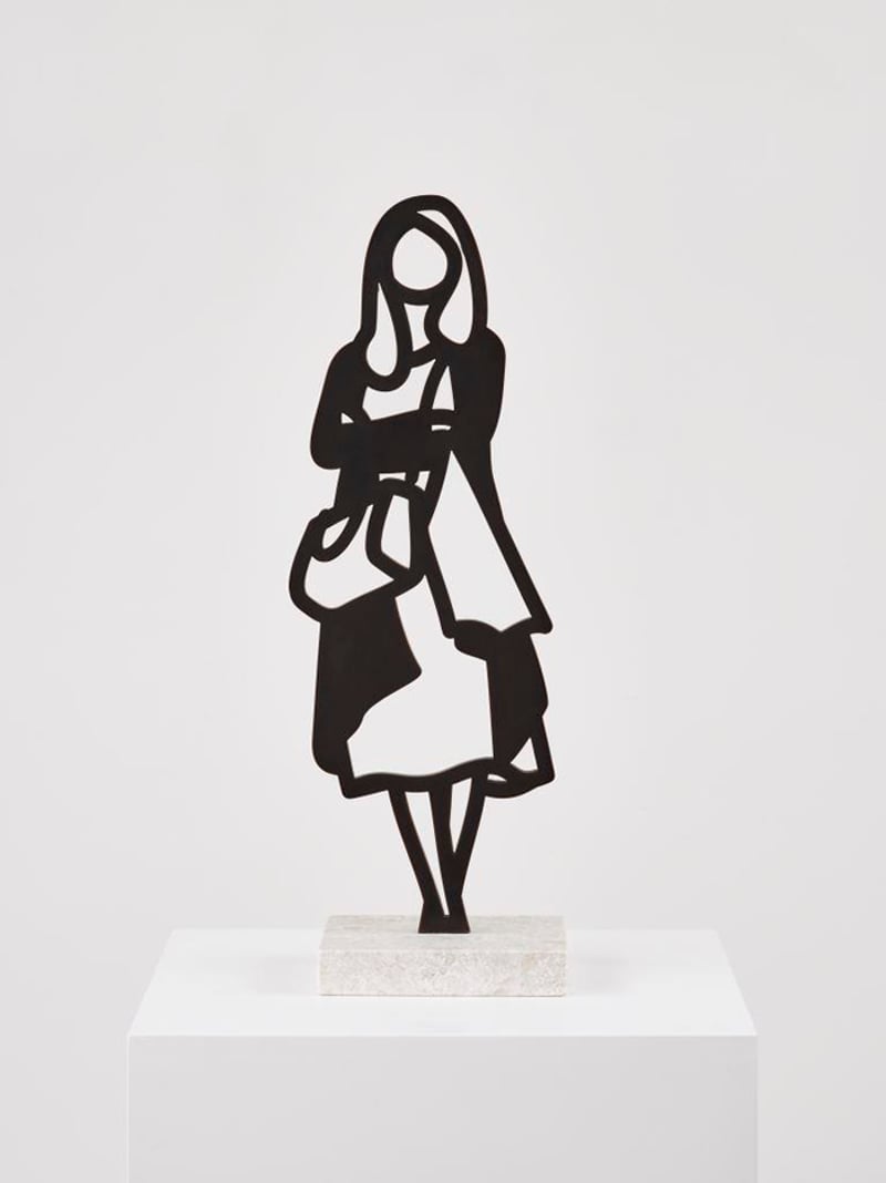 Julian Opie – Melbourne Statuettes: Cardigan, 2018 – Brons Julian Opie – Melbourne Statuettes: Cardigan, 2018 – Brons